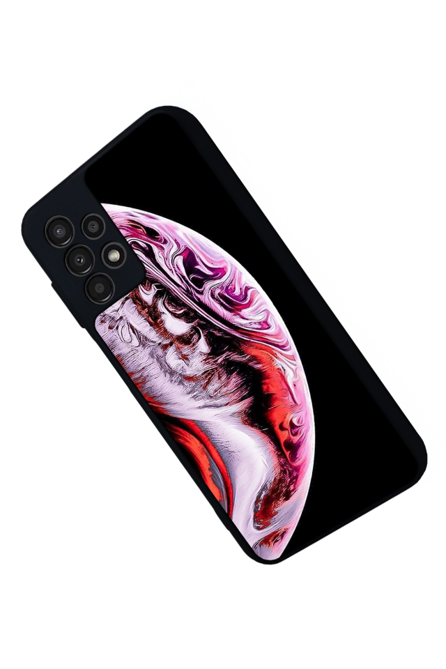 Samsung Galaxy A23 Uyumlu Ay Tasarımlı Glossy Premium Kılıf