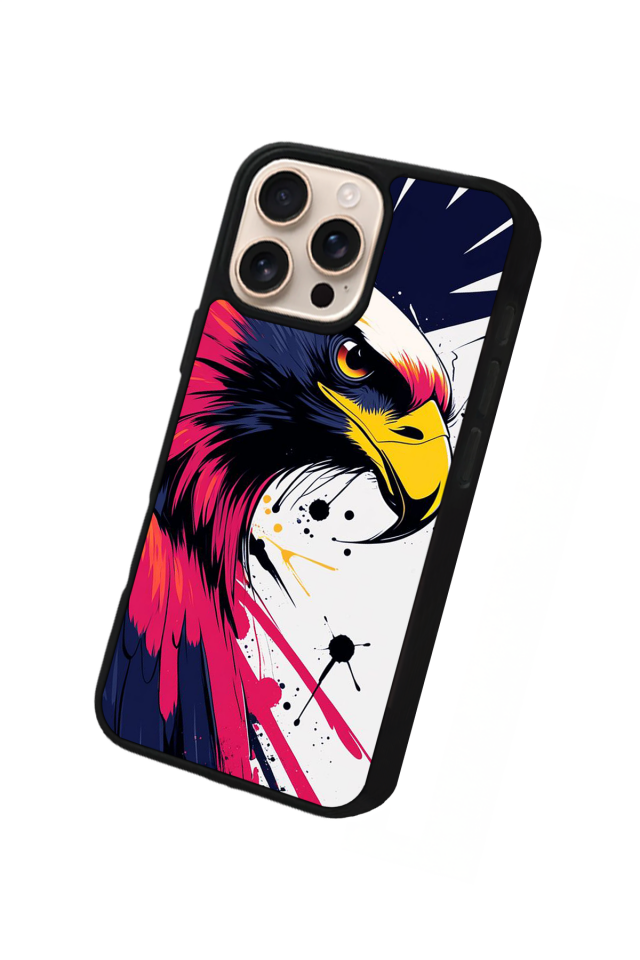 iPhone 16 Pro Max Uyumlu Besiktas Tasarımlı Glossy Premium Kılıf