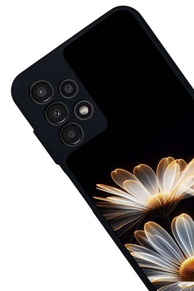 Samsung Galaxy A13 Uyumlu Cicek Tasarımlı Glossy Premium Kılıf
