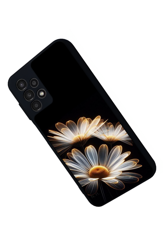 Samsung Galaxy A13 Uyumlu Cicek Tasarımlı Glossy Premium Kılıf