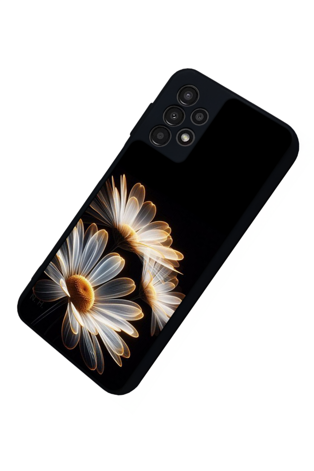 Samsung Galaxy A13 Uyumlu Cicek Tasarımlı Glossy Premium Kılıf