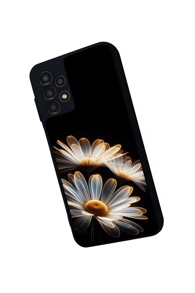 Samsung Galaxy A13 Uyumlu Cicek Tasarımlı Glossy Premium Kılıf