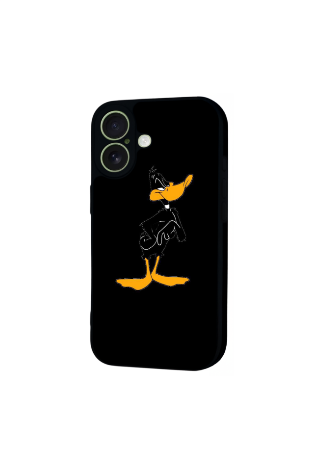 iPhone 17 Uyumlu Daffy duck Tasarımlı Glossy Premium Kılıf
