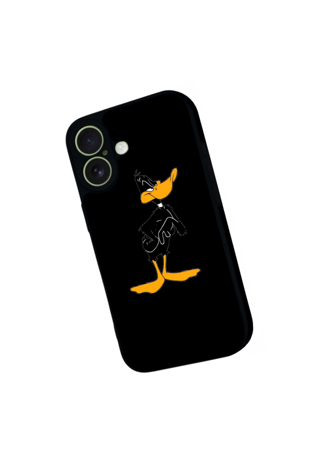 iPhone 17 Uyumlu Daffy duck Tasarımlı Glossy Premium Kılıf