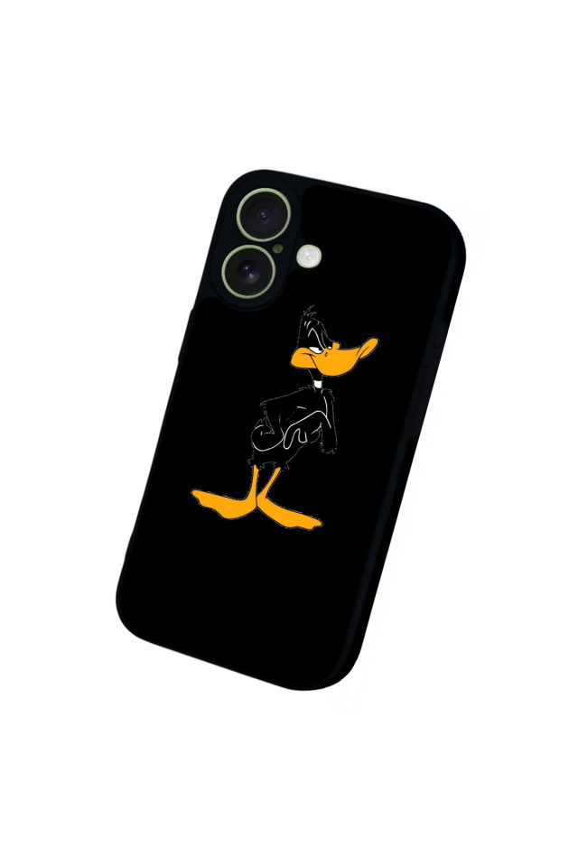 iPhone 17 Uyumlu Daffy duck Tasarımlı Glossy Premium Kılıf
