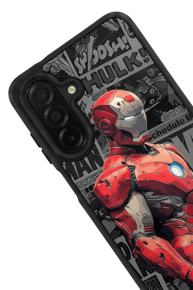 Samsung Galaxy A26 Uyumlu  Iron Man ( Demir Adam ) Tasarımlı Glossy Premium Kılıf