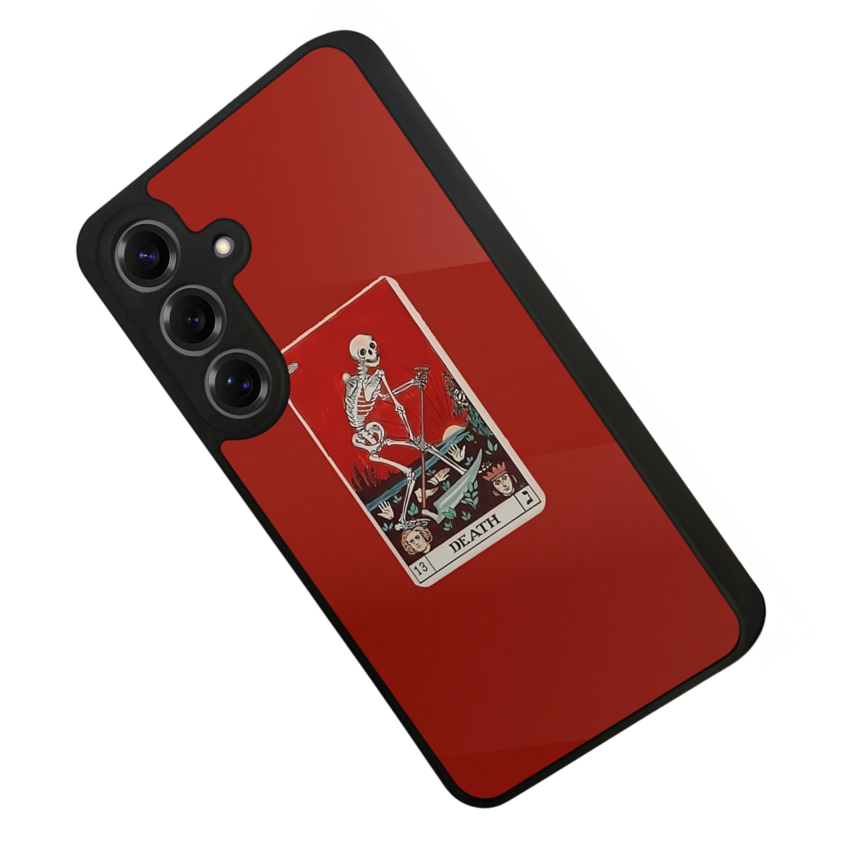Samsung Galaxy S25 Uyumlu Kirmizi Tasarımlı Glossy Premium Kılıf