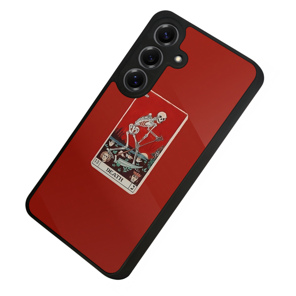 Samsung Galaxy S25 Uyumlu Kirmizi Tasarımlı Glossy Premium Kılıf