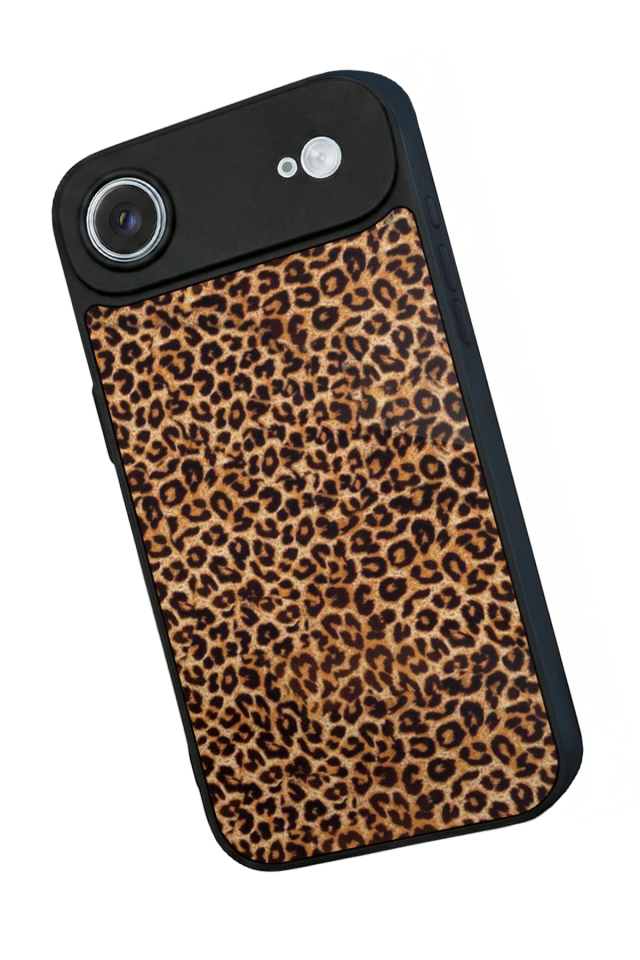 iPhone 17 Air Uyumlu Leopar Tasarımlı Glossy Premium Kılıf