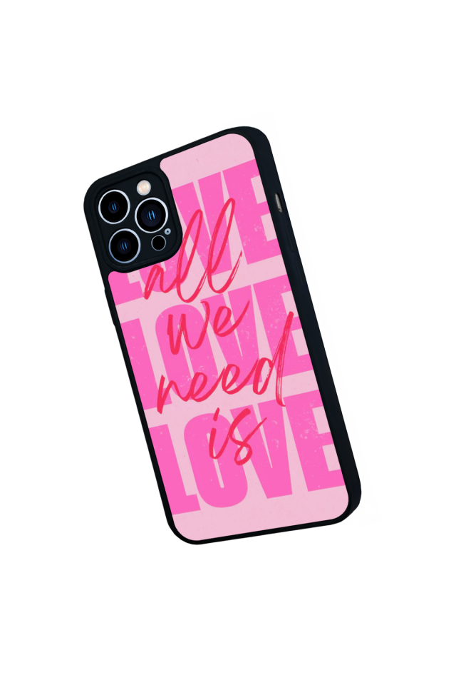 iPhone 13 Pro Max Uyumlu Love Tasarımlı Glossy Premium Kılıf