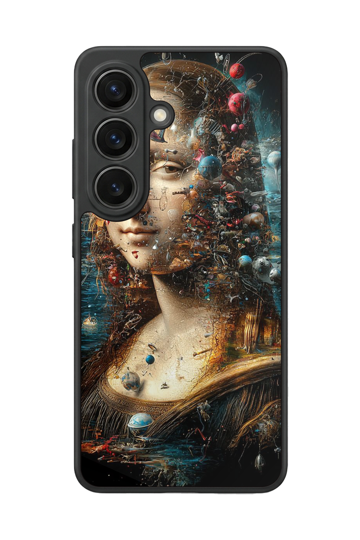 Samsung Galaxy S26 Uyumlu Monalisa Tasarımlı Glossy Premium Kılıf