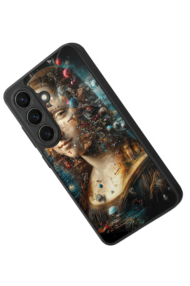 Samsung Galaxy S26 Uyumlu Monalisa Tasarımlı Glossy Premium Kılıf