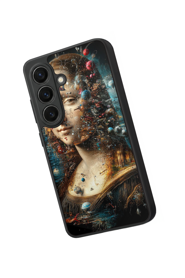 Samsung Galaxy S26 Uyumlu Monalisa Tasarımlı Glossy Premium Kılıf
