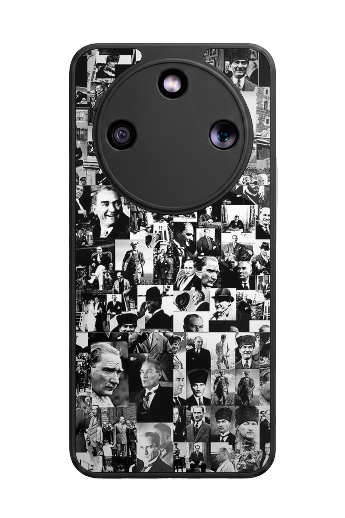 Honor Magic 8 Lite Uyumlu Mustafa Kemal Ataturk Tasarımlı Glossy Premium Kılıf