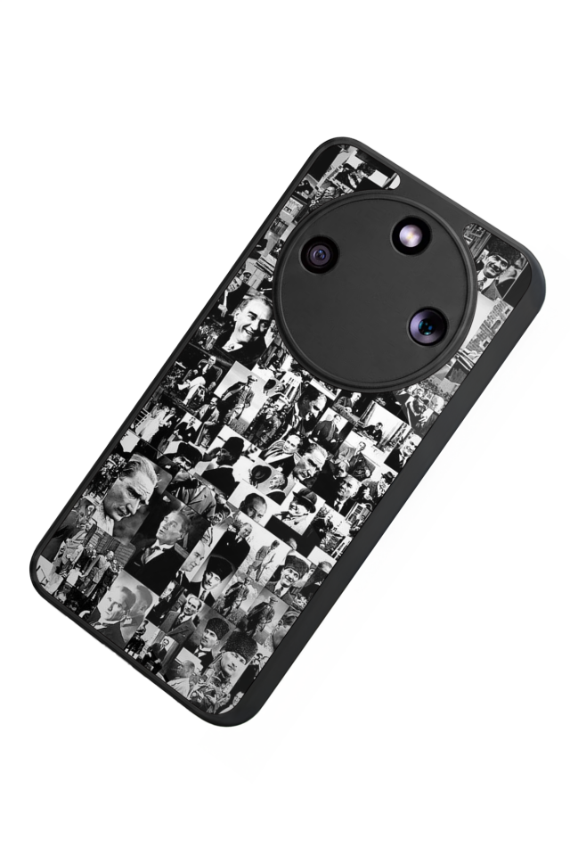 Honor Magic 8 Lite Uyumlu Mustafa Kemal Ataturk Tasarımlı Glossy Premium Kılıf