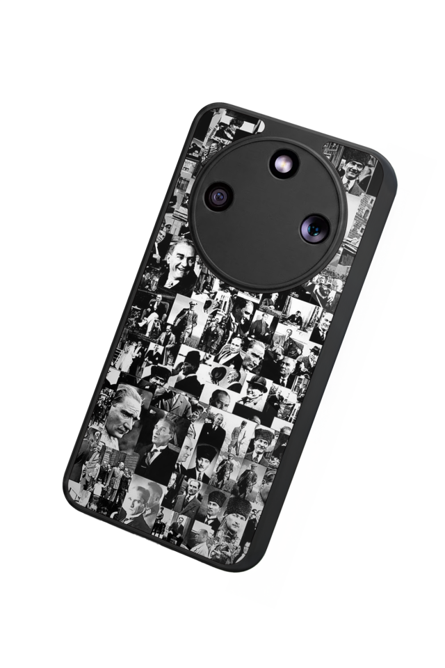 Honor Magic 8 Lite Uyumlu Mustafa Kemal Ataturk Tasarımlı Glossy Premium Kılıf