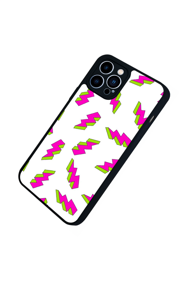 iPhone 13 Pro Max Uyumlu Simsek Tasarımlı Glossy Premium Kılıf