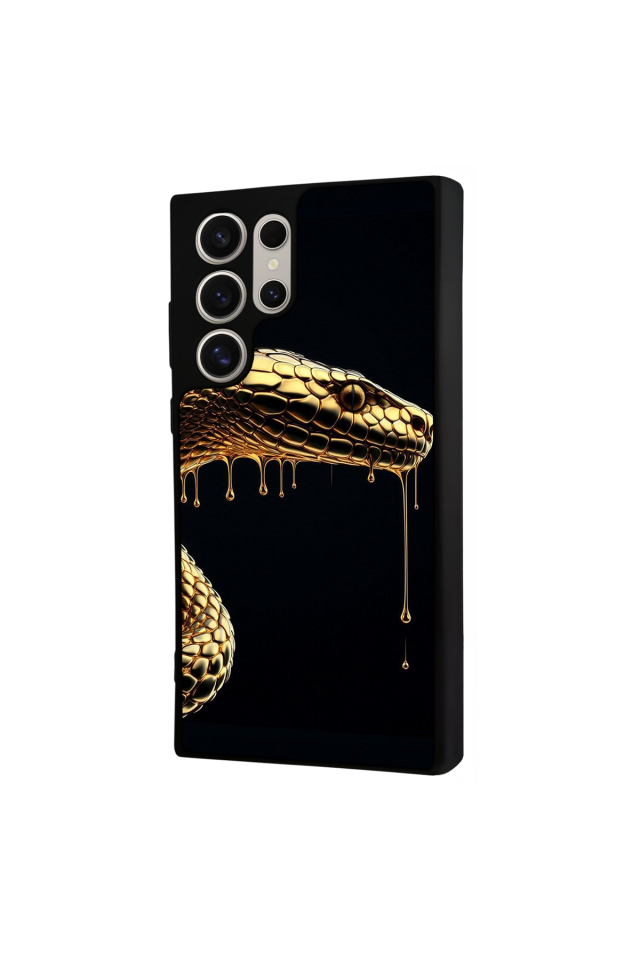 Samsung Galaxy S22 Ultra Uyumlu Yılan Tasarımlı Glossy Premium Kılıf