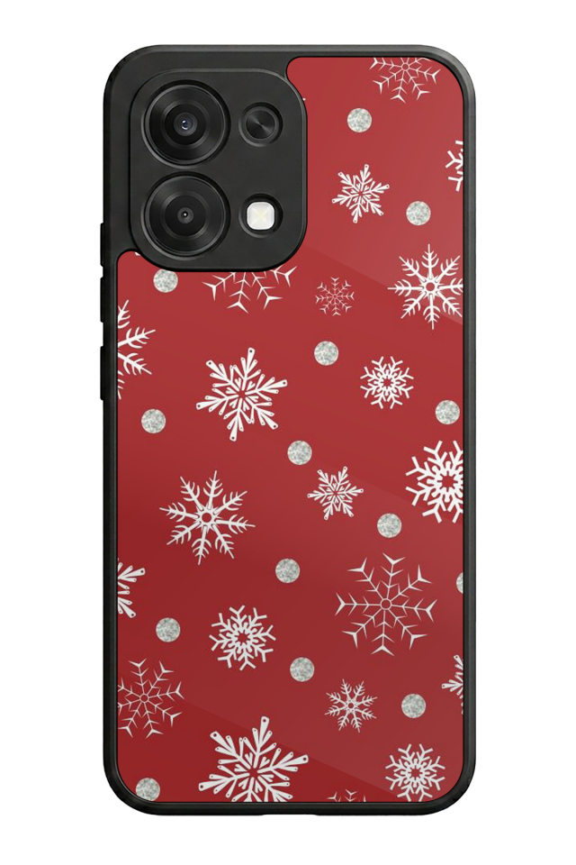 Oppo A6 Pro Uyumlu Yilbasi Christmas Tasarımlı Glossy Premium Kılıf