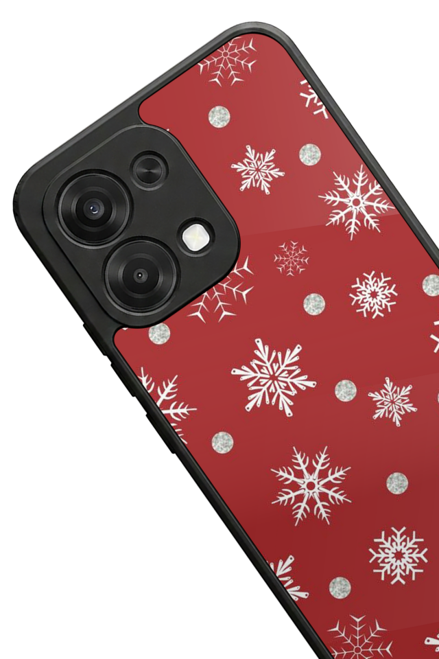 Oppo A6 Pro Uyumlu Yilbasi Christmas Tasarımlı Glossy Premium Kılıf