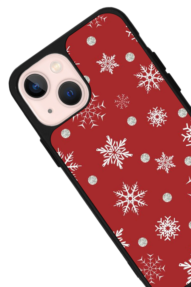 iPhone 13 Mini Uyumlu Yilbasi Christmas Tasarımlı Glossy Premium Kılıf