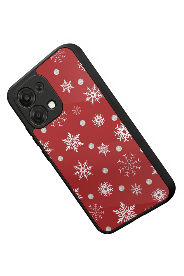 Oppo A6 Pro Uyumlu Yilbasi Christmas Tasarımlı Glossy Premium Kılıf