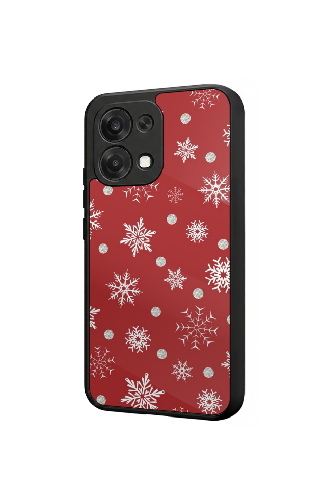Oppo A6 Pro Uyumlu Yilbasi Christmas Tasarımlı Glossy Premium Kılıf