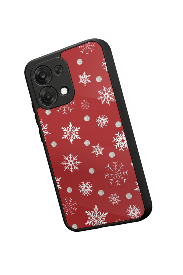 Oppo A6 Pro Uyumlu Yilbasi Christmas Tasarımlı Glossy Premium Kılıf