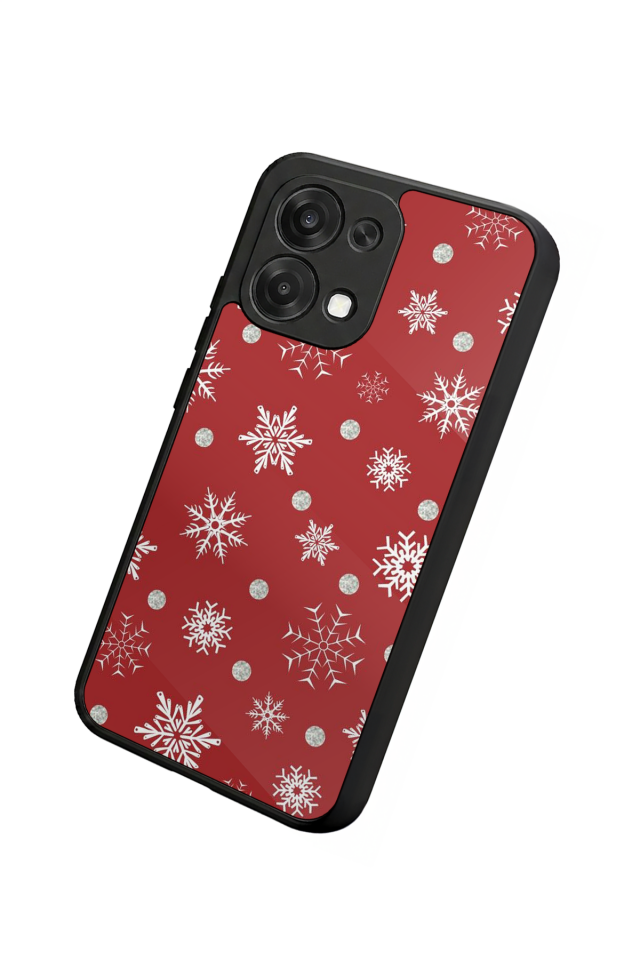 Oppo A6 Pro Uyumlu Yilbasi Christmas Tasarımlı Glossy Premium Kılıf