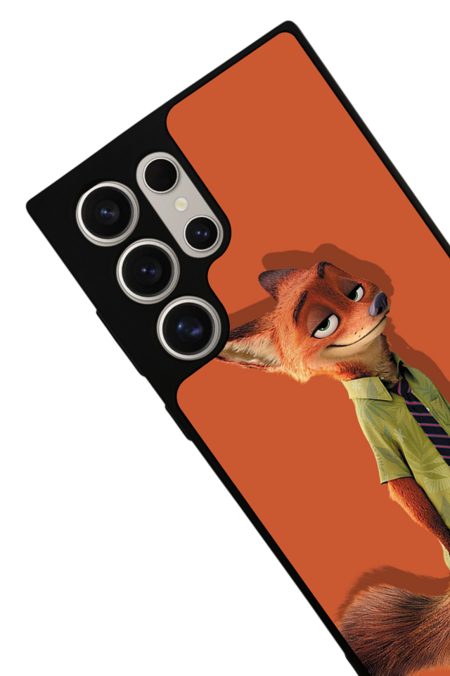 Samsung Galaxy S24 Ultra Uyumlu Zootropolis Tasarımlı Glossy Premium Kılıf