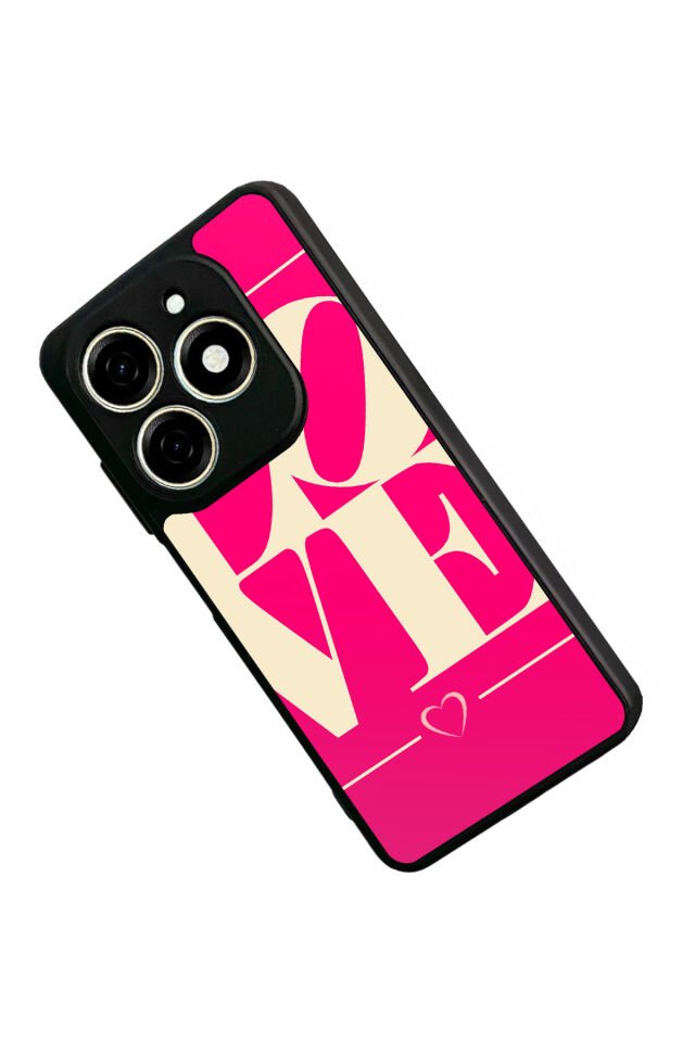 Infınıx Smart 8 Pro Uyumlu Love Tasarımlı Glossy Premium Kılıf