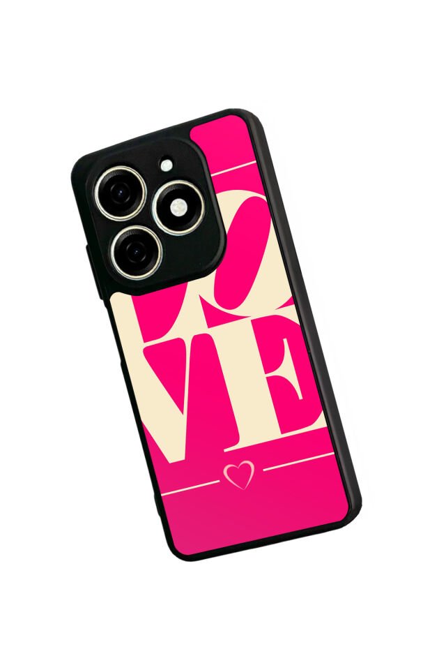 Infınıx Smart 8 Pro Uyumlu Love Tasarımlı Glossy Premium Kılıf