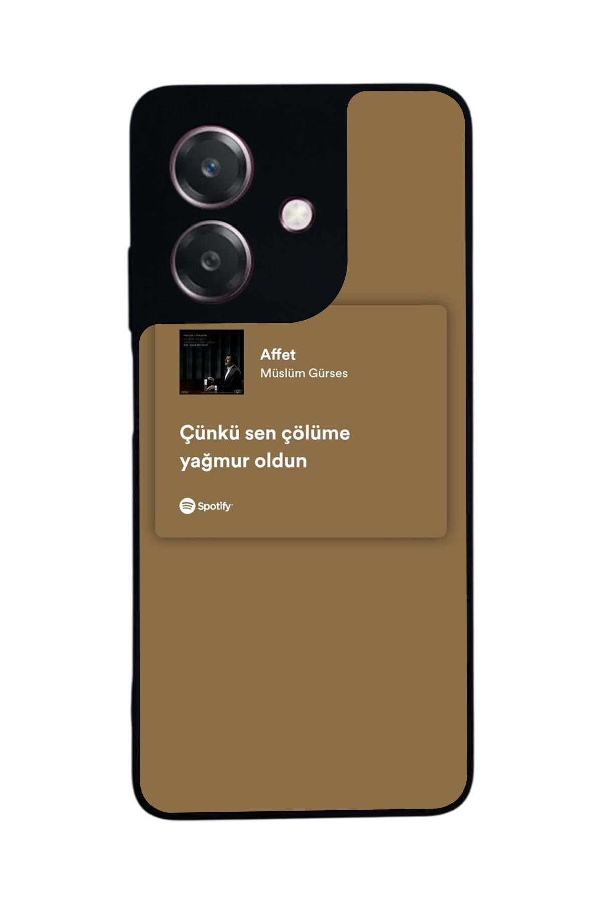 Oppo A3 5G Uyumlu Sarki Sozleri Tasarımlı Glossy Premium Kılıf