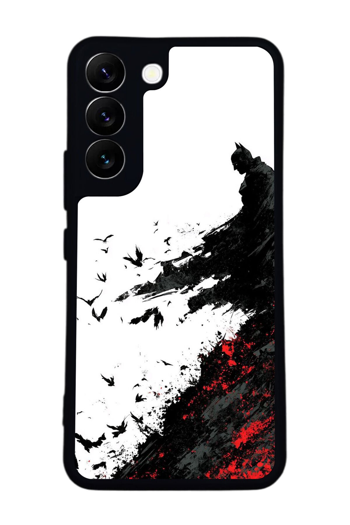 Samsung Galaxy S22 Uyumlu Batman Tasarımlı Glossy Premium Kılıf
