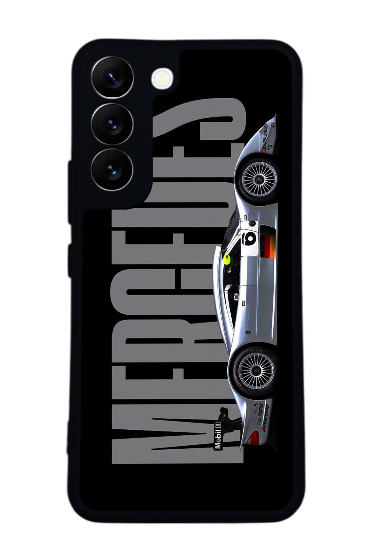 Samsung Galaxy S22 Uyumlu Mercedes Tasarımlı Glossy Premium Kılıf