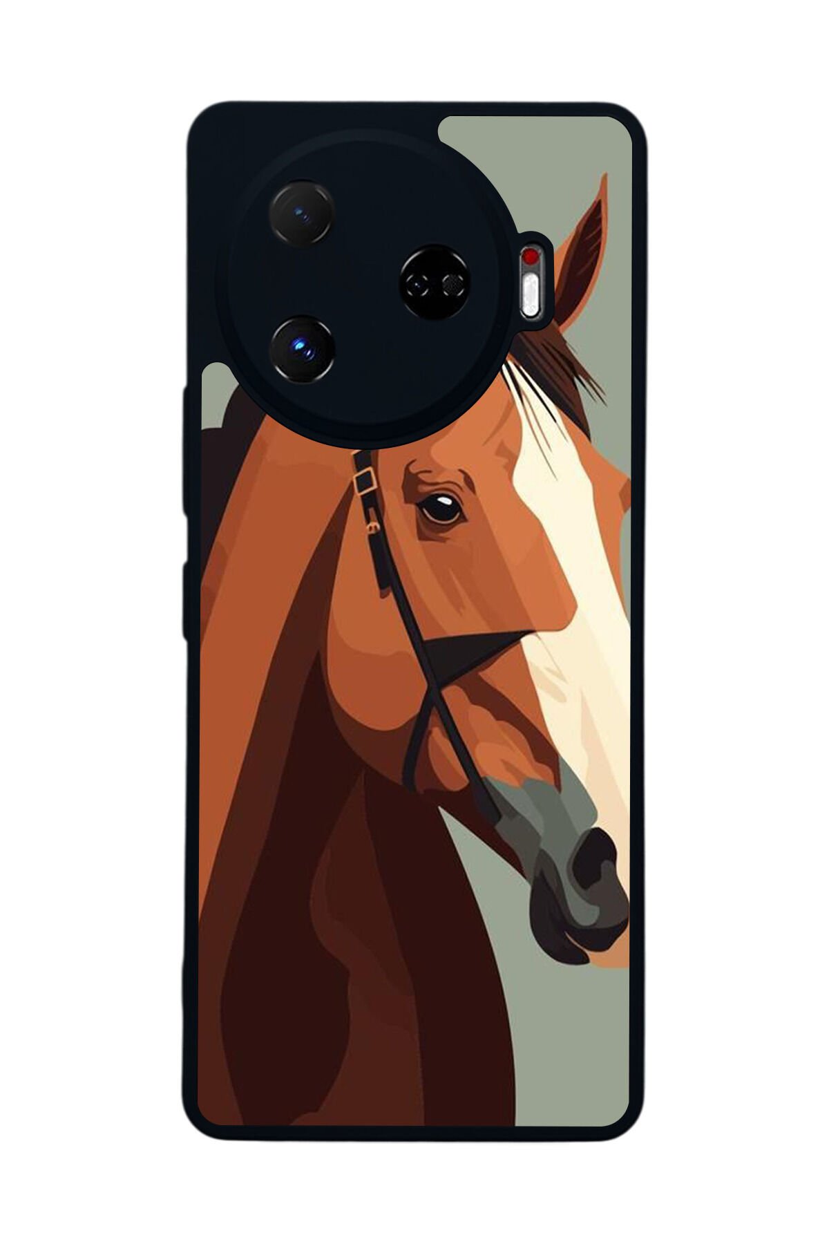 Tecno Camon 30 Pro Uyumlu At Horse Tasarımlı Glossy Premium Kılıf