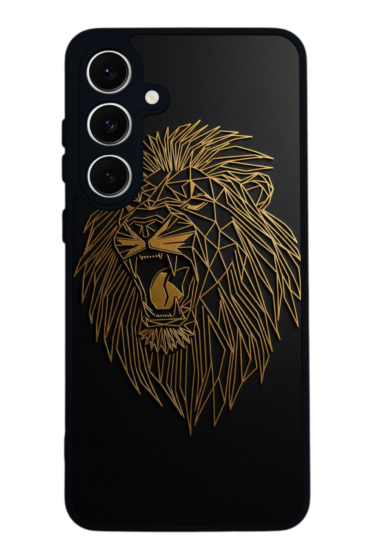 Samsung Galaxy A16 Uyumlu Aslan Tasarımlı Glossy Premium Kılıf