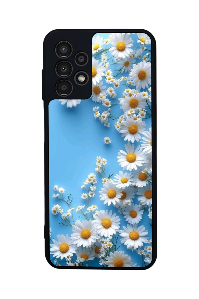 Samsung Galaxy A13 Uyumlu Cicek Tasarımlı Glossy Premium Kılıf