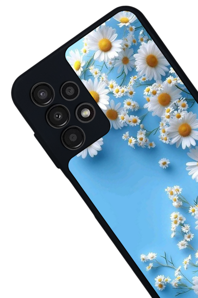 Samsung Galaxy A13 Uyumlu Cicek Tasarımlı Glossy Premium Kılıf