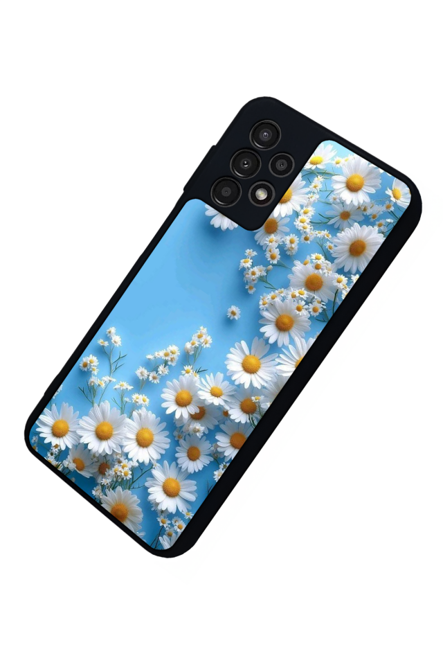 Samsung Galaxy A13 Uyumlu Cicek Tasarımlı Glossy Premium Kılıf