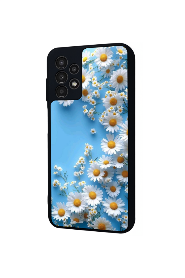 Samsung Galaxy A13 Uyumlu Cicek Tasarımlı Glossy Premium Kılıf