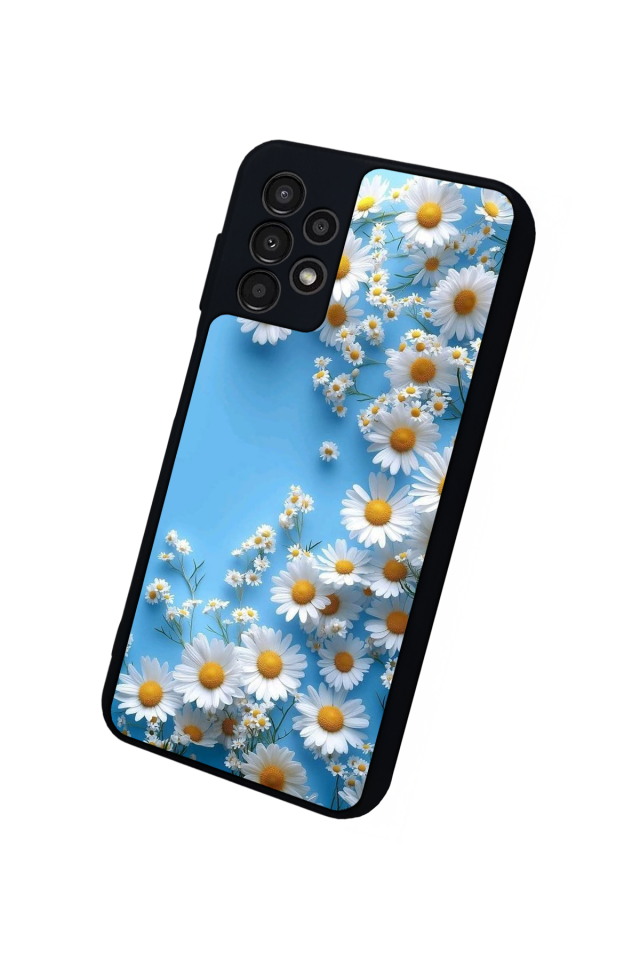 Samsung Galaxy A13 Uyumlu Cicek Tasarımlı Glossy Premium Kılıf
