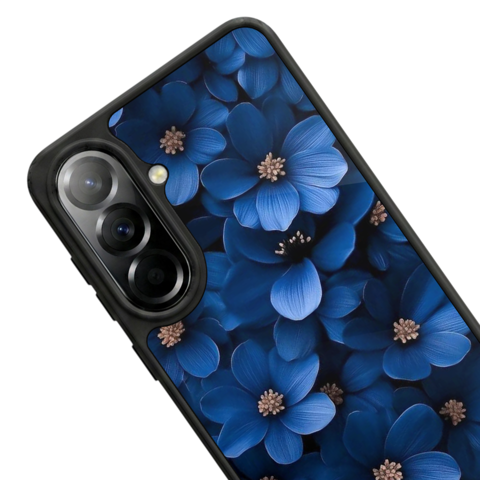 Samsung Galaxy A37 Uyumlu Cicek Tasarımlı Glossy Premium Kılıf