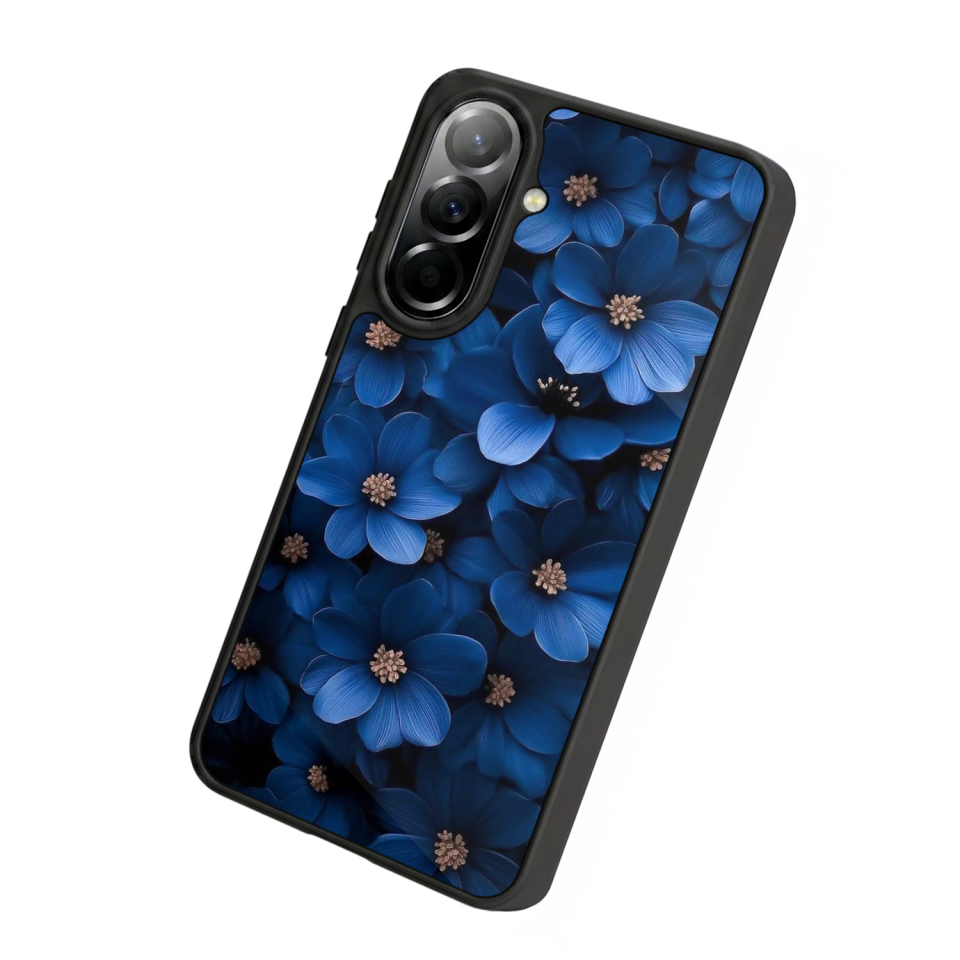 Samsung Galaxy A37 Uyumlu Cicek Tasarımlı Glossy Premium Kılıf