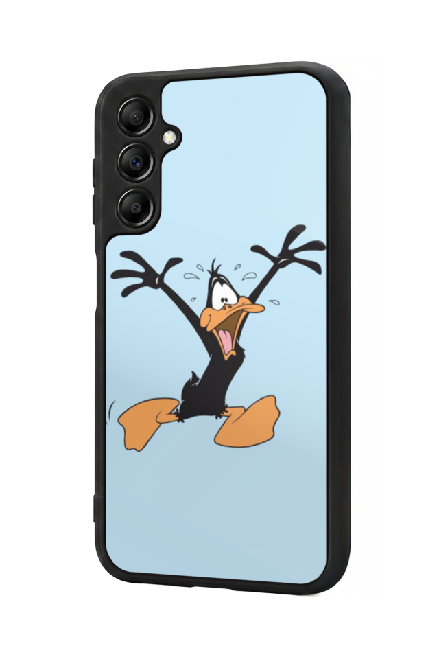 Samsung Galaxy A14 Uyumlu Daffy duck Tasarımlı Glossy Premium Kılıf