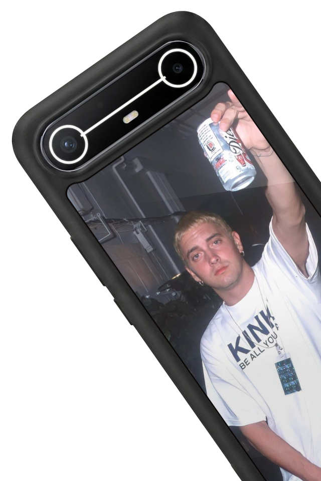 Tecno Spark Slim 5G Uyumlu Eminem Tasarımlı Glossy Premium Kılıf