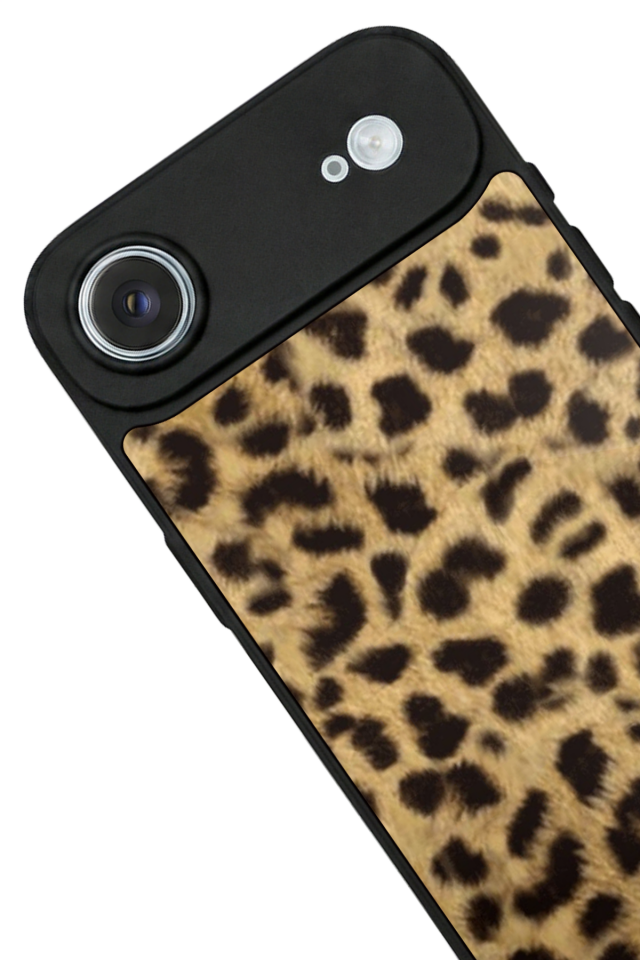 iPhone 17 Air Uyumlu Leopar Tasarımlı Glossy Premium Kılıf