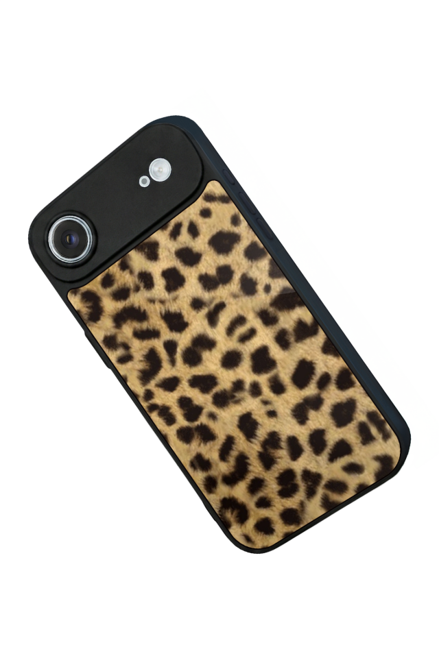 iPhone 17 Air Uyumlu Leopar Tasarımlı Glossy Premium Kılıf
