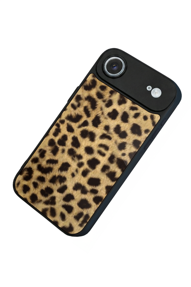 iPhone 17 Air Uyumlu Leopar Tasarımlı Glossy Premium Kılıf