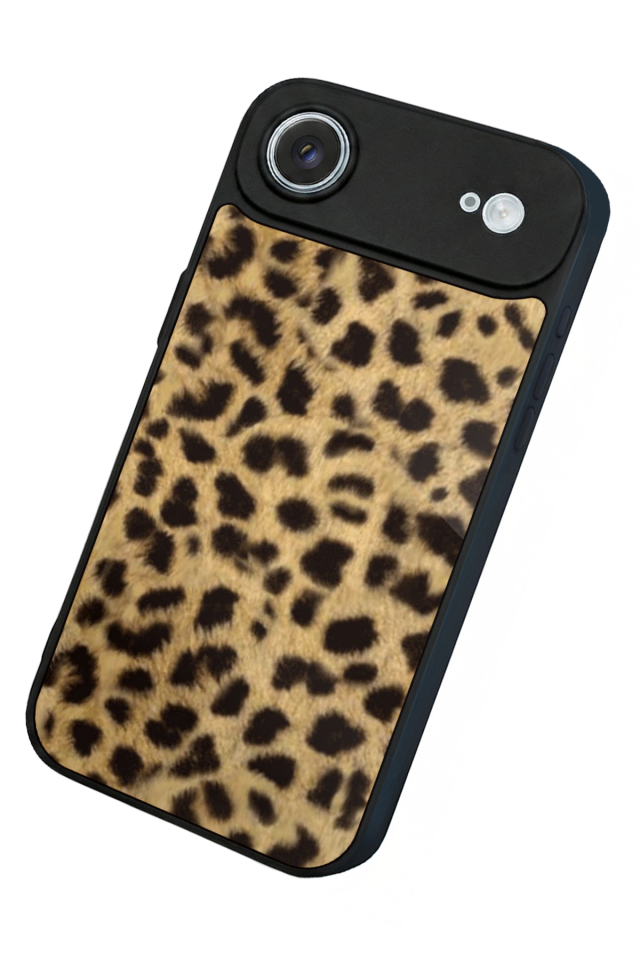 iPhone 17 Air Uyumlu Leopar Tasarımlı Glossy Premium Kılıf
